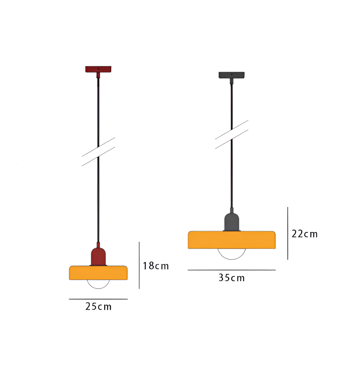 Verstellbare bunte Glas-Pendelleuchte – Moderne Hängelampe für Esszimmer & Wohnbereiche