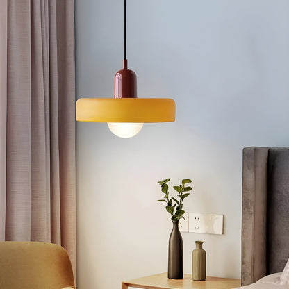 Verstellbare bunte Glas-Pendelleuchte – Moderne Hängelampe für Esszimmer & Wohnbereiche