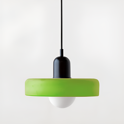 Verstellbare bunte Glas-Pendelleuchte – Moderne Hängelampe für Esszimmer & Wohnbereiche